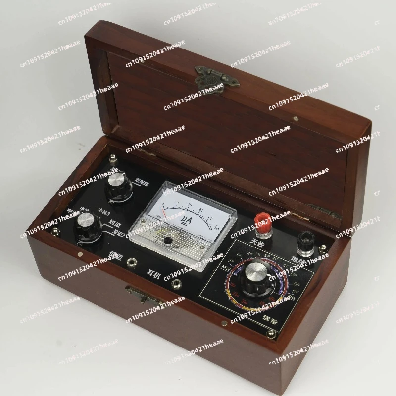 Adecuado para Radio mineral, máquina de mineral de onda media y corta, máquina minera, caja flores tallada