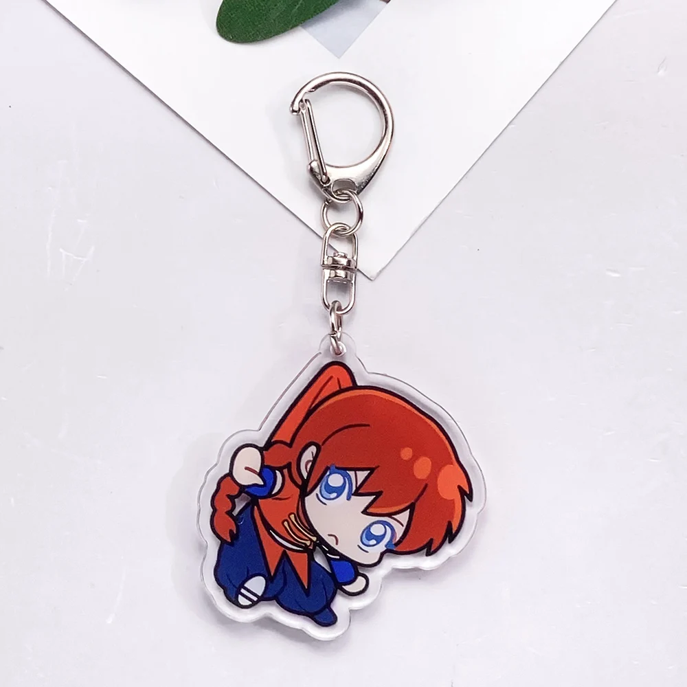 1/3Pcs Anime Characters Ranma ½ Acrylic Car Keychain Accessories Cute Bag Charm Funny Backpack Pendant Keyring Gifts For Friends