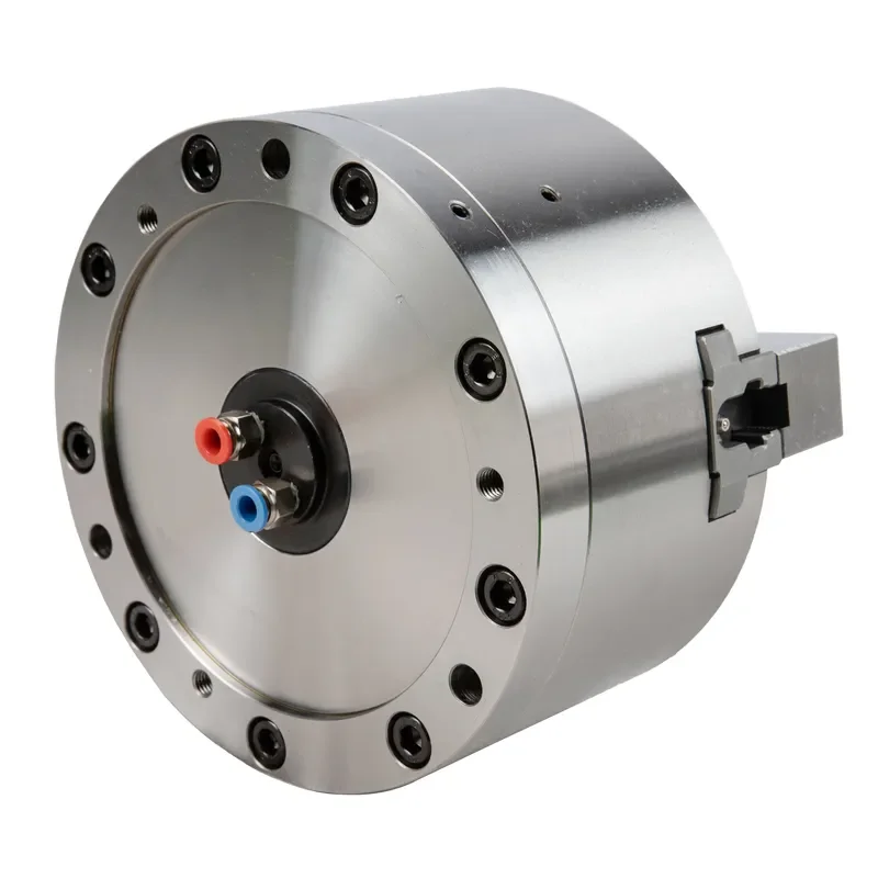 Versatile Semi Through Hole Air Chuck Available in Three Four Five Jaw Configurations for CNC Lathes