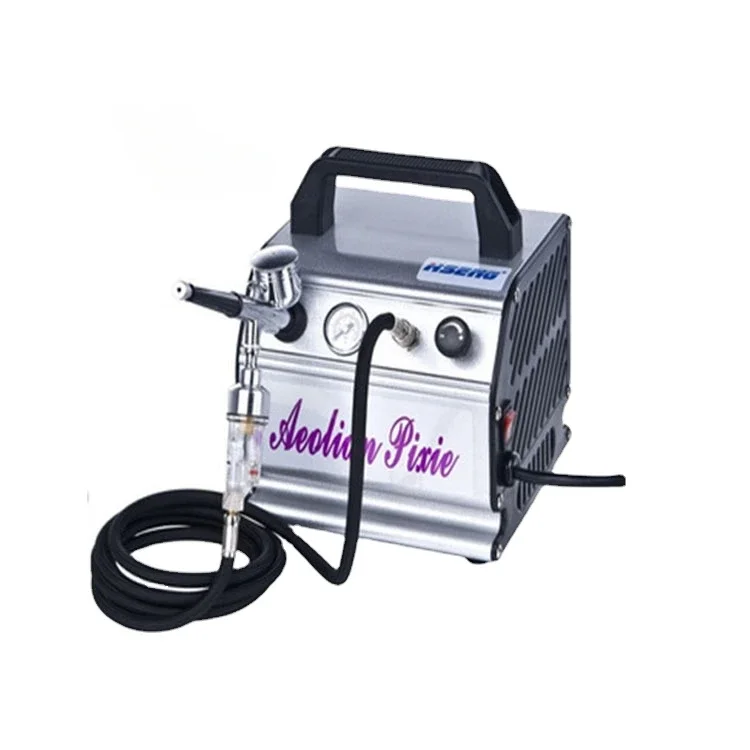 

Mini compressor Oil Free Tattoo Spuply Mini Air Compressor with Pressure Gauge