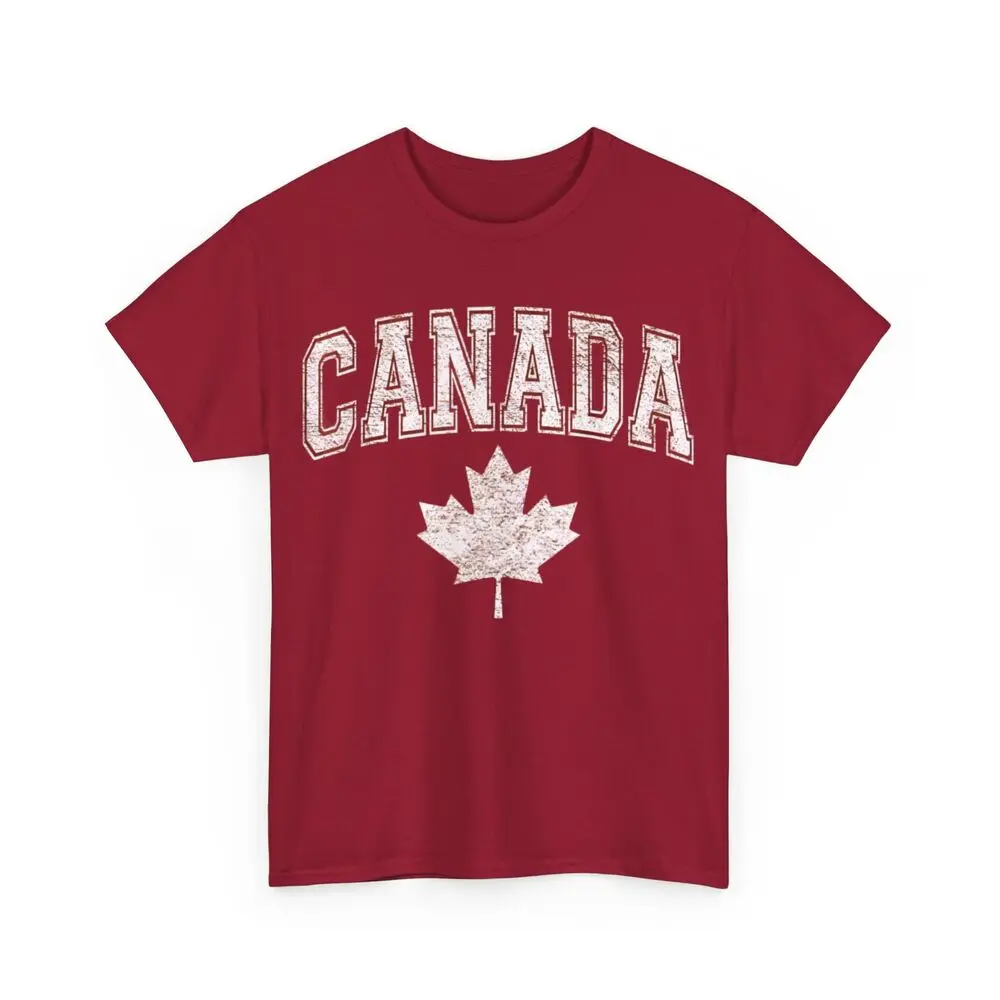 Canada Athletic Team Country Sports Flag Varsity Style Maple Leaf T-Shirt Unisex T-shirts Cotton Luxury Brand Vintage Oversized