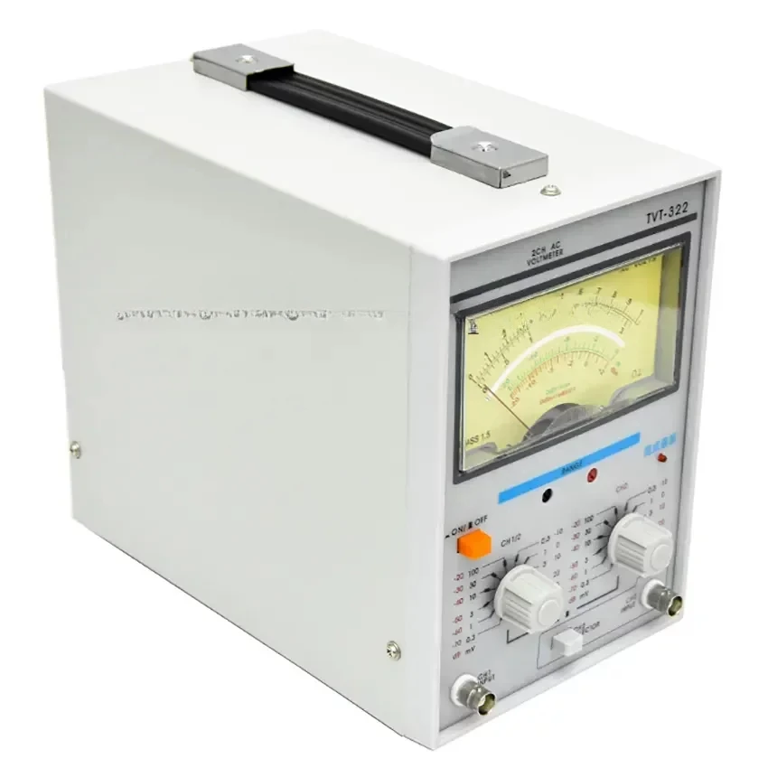 

For TVT-322 Dual Channel Milivoltmeter Double Needle Millivoltmeter High Quality Pointer Voltage Measuring Instruments