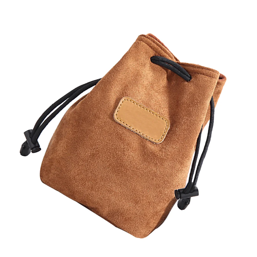 Sac pour objectif d'appareil photo, kaki, taille L, étui rembourré Portable pour le stockage numérique, étanche à l'eau et à la poussière, équipement d'organisation de voyage, 1 pièce