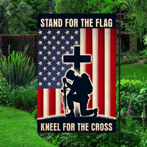 Stand For The Flag Kneel For The Cross Veteran Flag Graden Flag UUI GGX