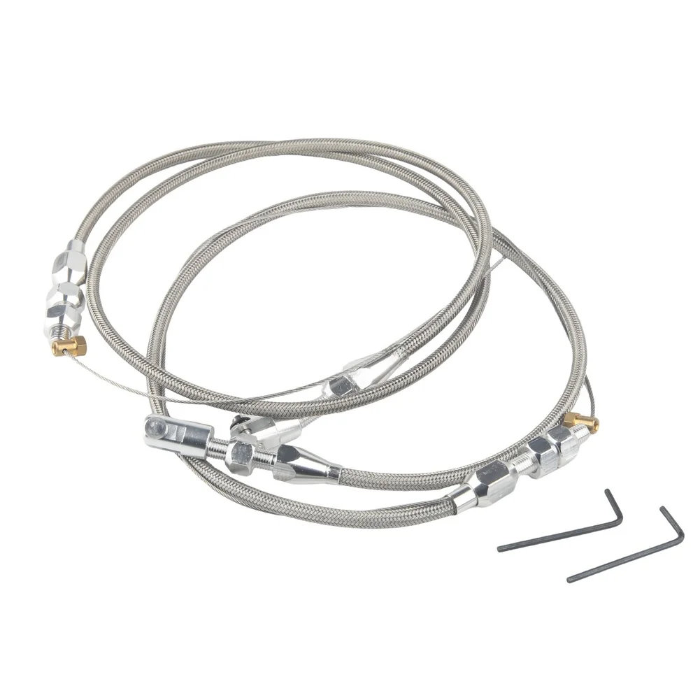 Throttle Cable Assembly Kit Compatible with For LS1 Engines 1997 to 2007 Including 4.8L 5.3L 5.7L and 6.0L Models