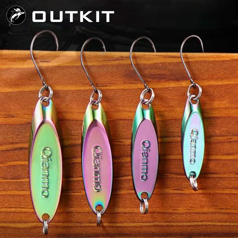 

Spoon Metal Lure Hard Bait 1.5/2.5/3.5/5g Top Water Bait Ice Fishing Lures Spoon Trout Fishing Tackles Spinnerbait Stick Bait