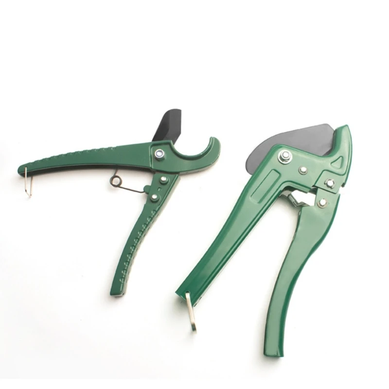 PVC Cutter Up to 42/27mm Ratcheting Pipe Cutter Hoses Cutter Plastic Pipe Cutter for Plumbing Pipes Cutting Hand Tools