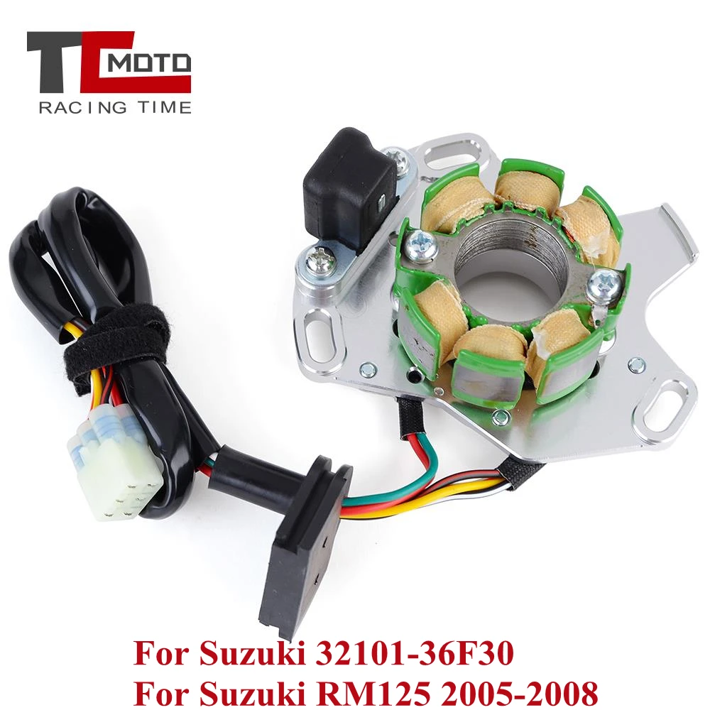 For Suzuki RM125 RM 125 2005 2006 2007 2008 32101-36F30 Generator Magneto Stator Coil Motorcycle Engine Parts