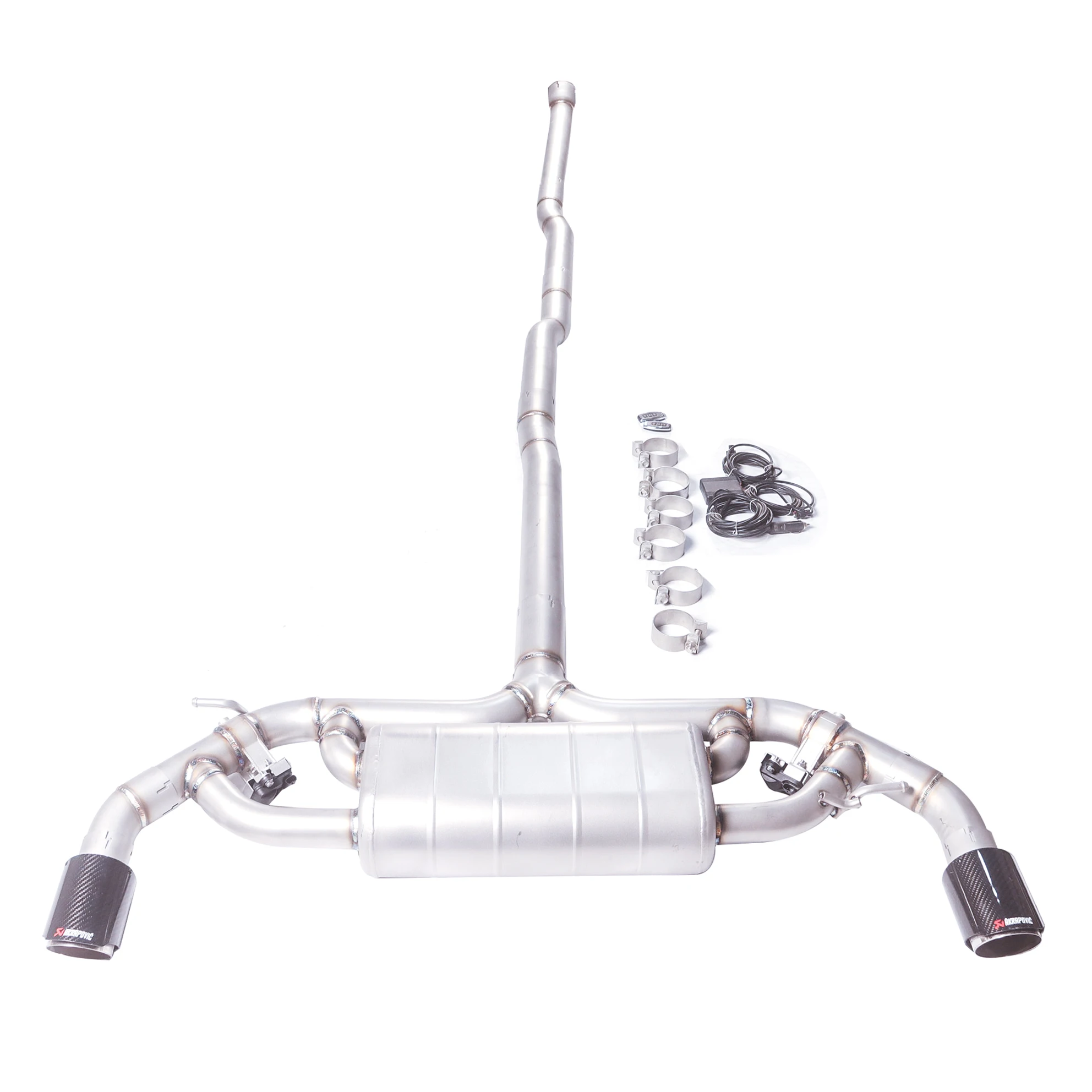 [Prodotto personalizzato] Adatto per silenziatore di scarico catback BMW 128ti F40, sistema di scarico con valvola elettrica in acciaio inossidabile 304