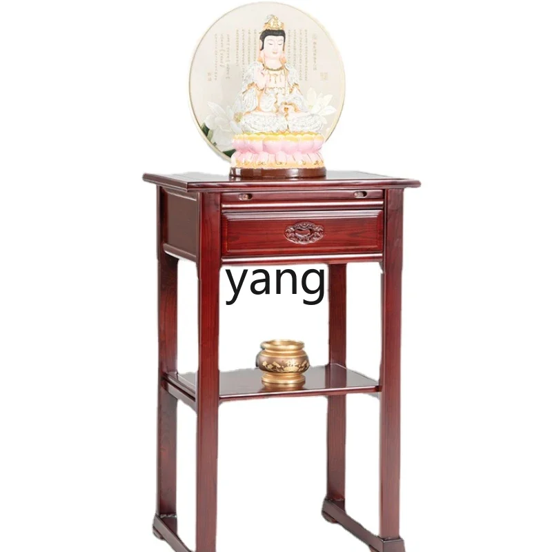 

CX New Chinese Solid Wood Altar Buddha Shrine Household Altar Buddha Table God of Wealth Prayer Altar Table Buddha Niche