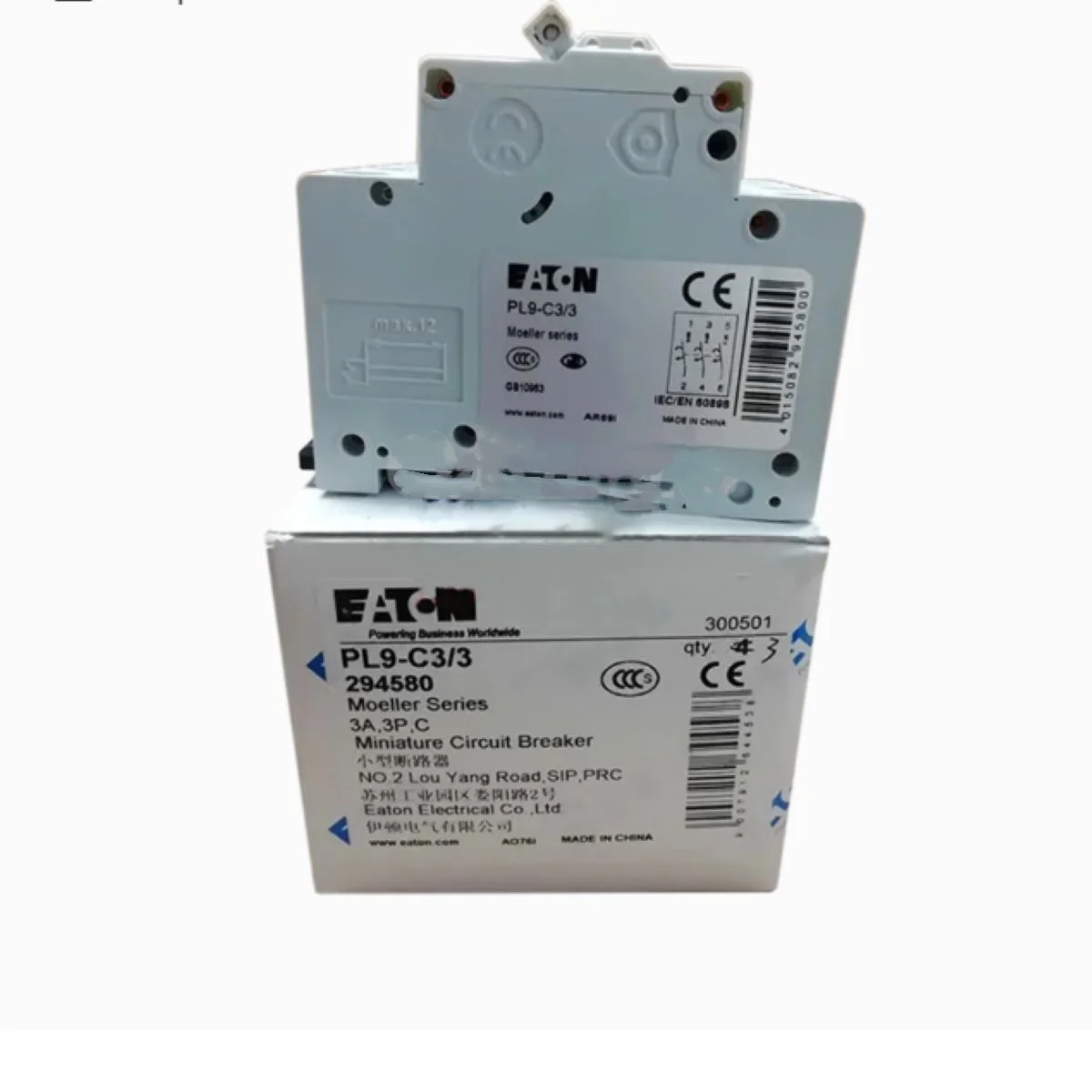 

Автоматический выключатель PL9-C3/3 294580.