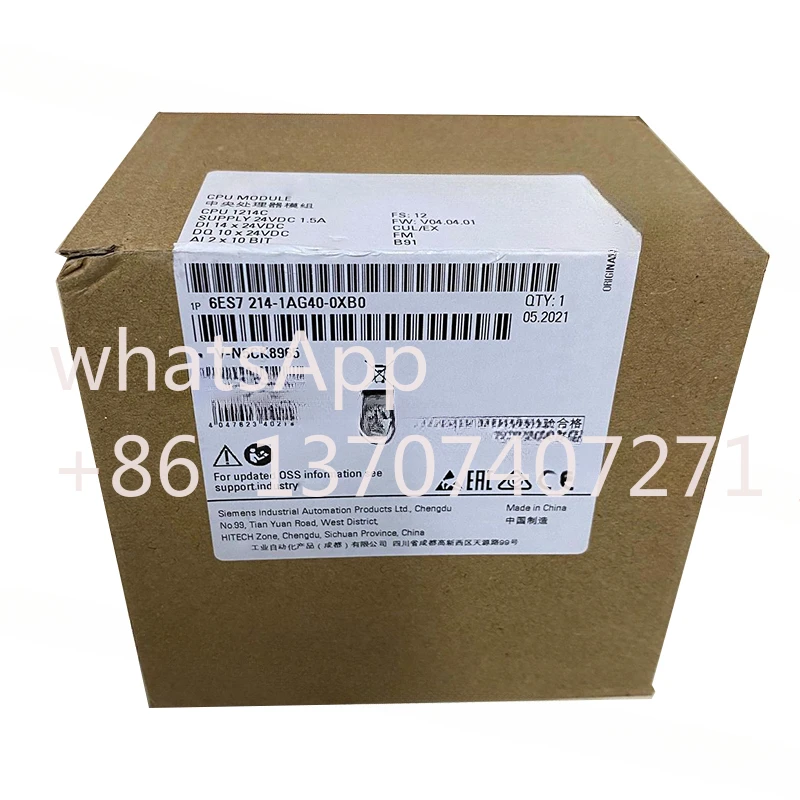 6ES7214-1AG40-0XB0 S7-1200 module NEW ORIGIANL , Professional Institutions Can Be Provided For Testing