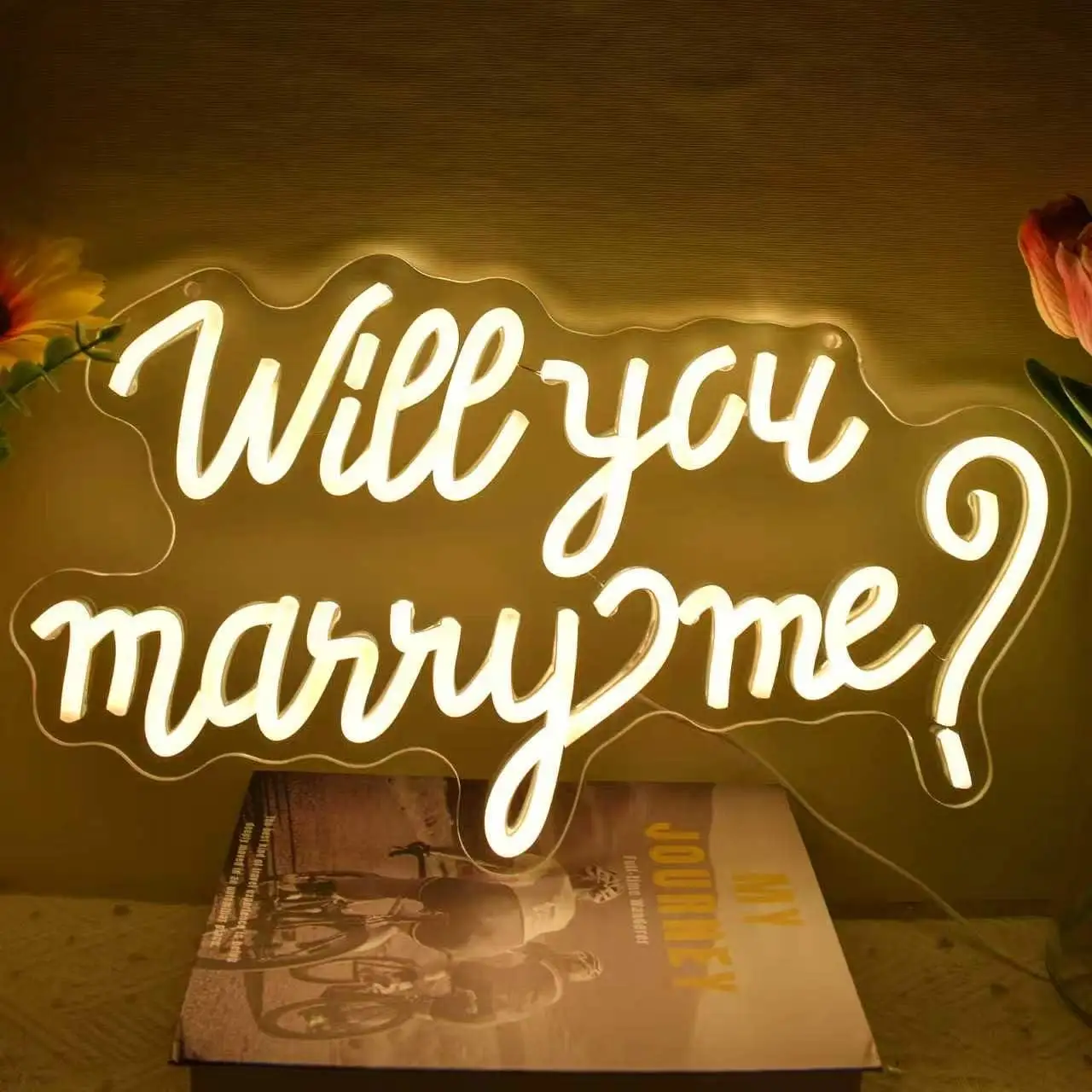 Will You Marry Me Neon Sign Led Neon Light For Proposal Wedding Engagement Romantic Space Aesthetic Wall Art Anniversary Gift