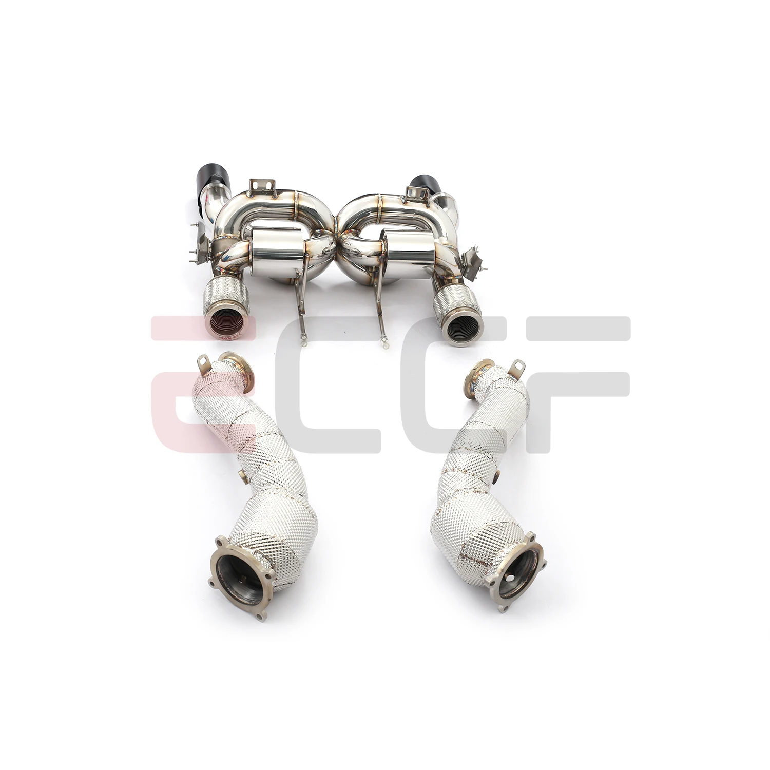 For McLaren 720 S 4.0T V8 Spider Coupe OEM VALVE Stainless Steel Complete exhaust Plug and Play Performance Upgrade
