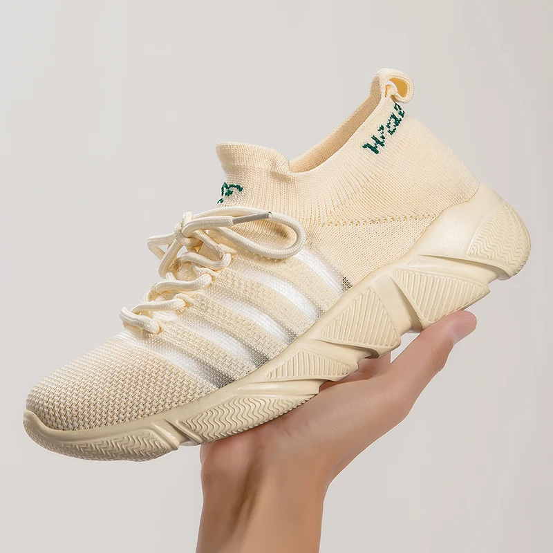 

Lightweight Summer Women's Sports Shoes With Breathable Mesh, EVA Bottom, Strong Lace-up, Outdoor Running Shoes, Casual Shoes