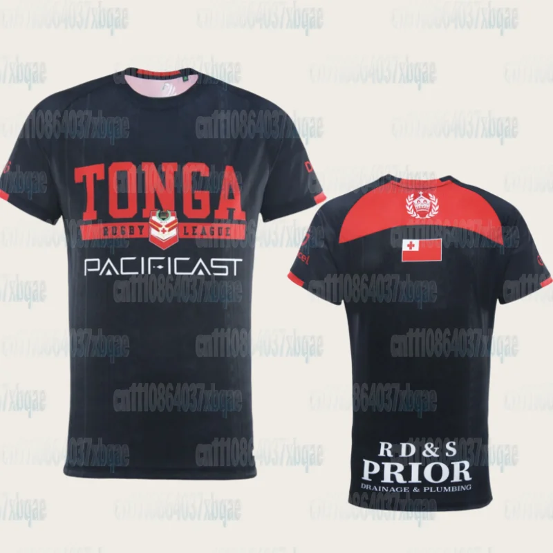 Atmungsaktives, schnelltrocknendes T-Shirt im Familienstil für Tonga-Rugby-Fans, neue kurzärmelige Sportbekleidung, Outdoor-Oberteil mit 3D-Druck – Detail 6