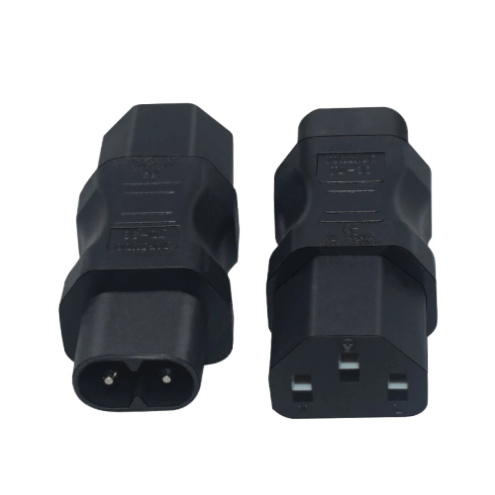 1PCS JD-38 Eight Character Public Head to Pinzi Female C8-C13 Converter AC250V 10A Power Adapter Converter