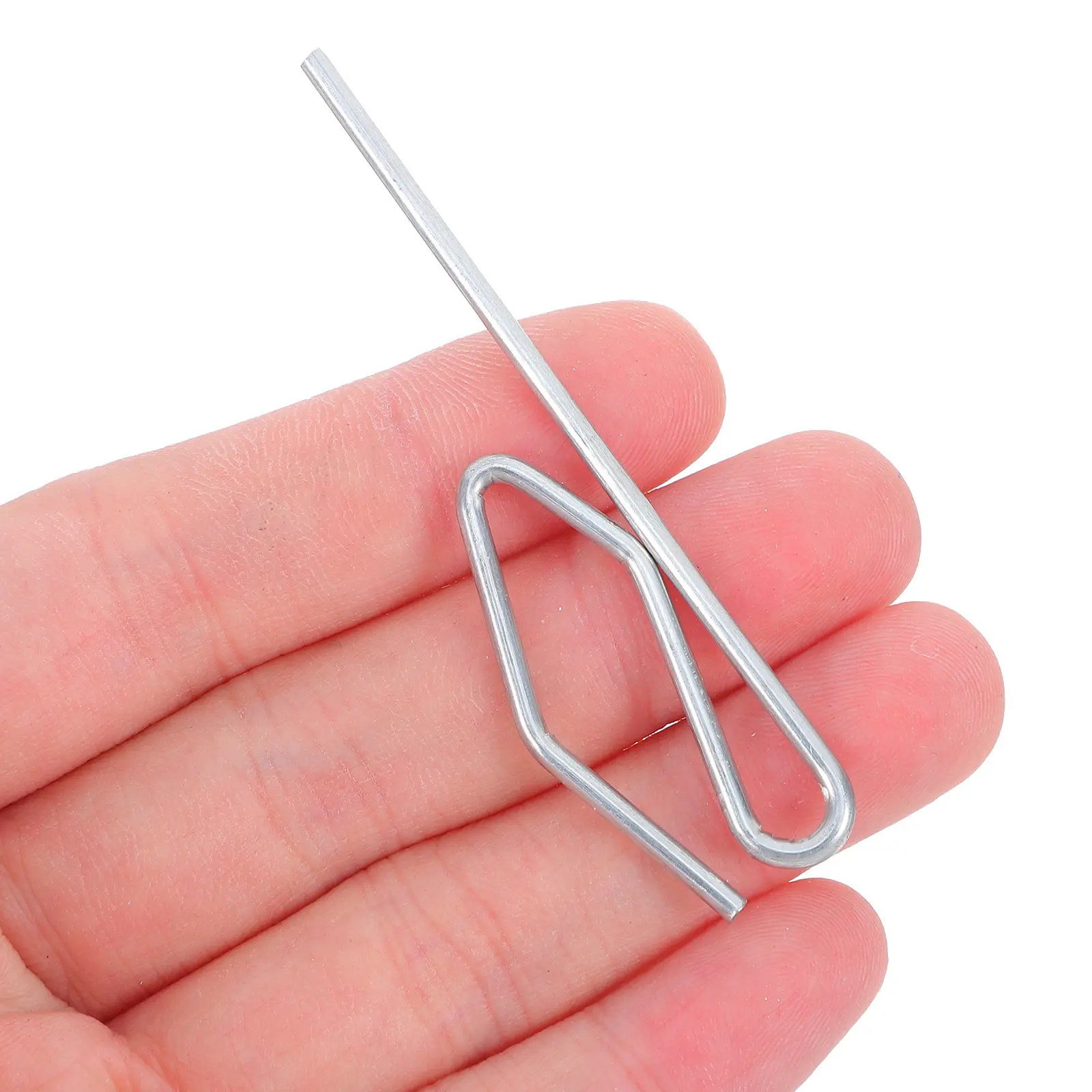 50Pcs Metal Curtain Hooks Heavy Duty for Shower Curtains Automotive Windows Universal Slot Design Elegant Sliding Track Hook