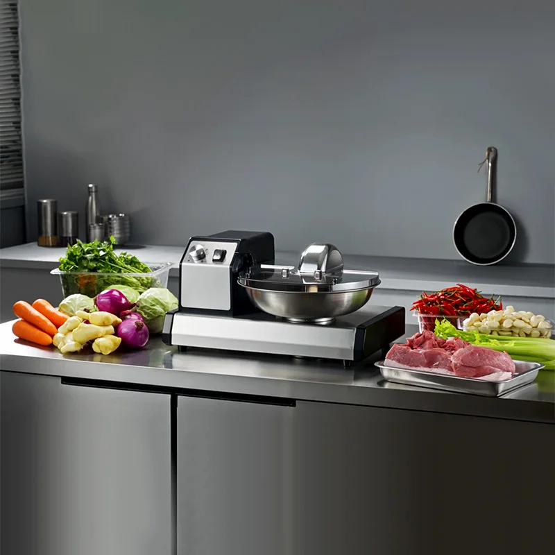 

Restaurant Space-saving Multi-Purpose Vegetable Cutter Machine With Visual Window Meat Mud Chopper Commercial Vegetable Chopper
