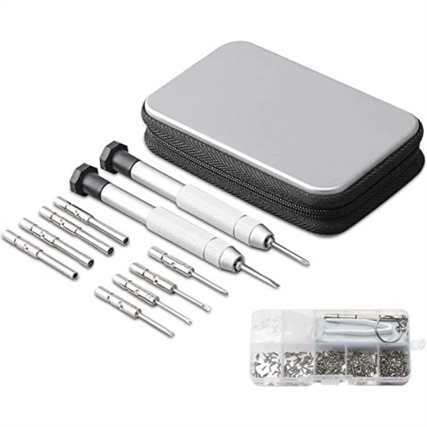 

Precision Screwdriver Set With 70 Screws For Eyeglass Repair Kit 10 Style Tools