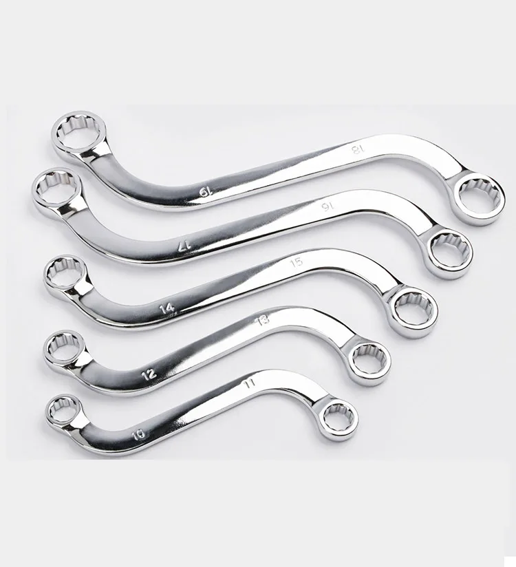 Imagem -04 - tipo Allen Wrench Repair Tools Curvo Máquina Fastener Double Ended Ring Spanner Combinação Plum Plate Ferramentas Manuais 140 mm 240 mm s