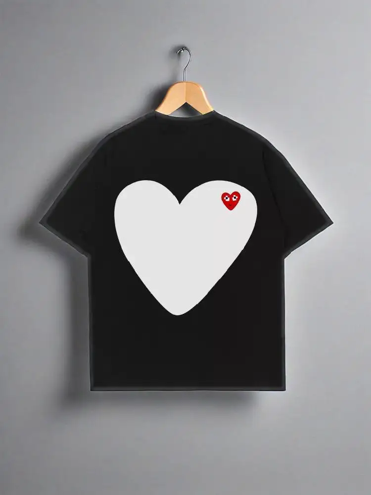 

2025 Light Luxury Trendy Brand High-end Short-sleeved T-shirt Plus Size Women's Summer Loose Printing Pure Cotton Top
