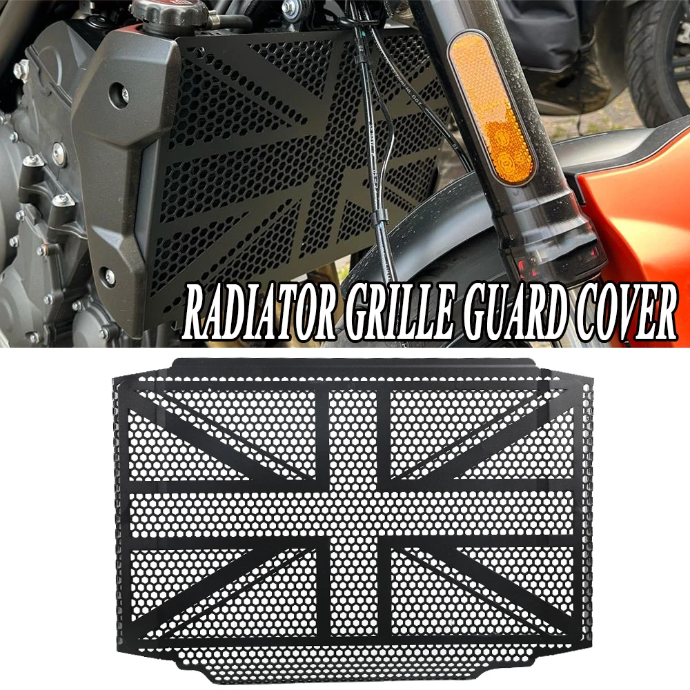 

Motorcycle Accessories For Trident 660 2021-2022 CNC Black For Trident660 For TRIDENT660 Radiator Grille Guard Cover Protector