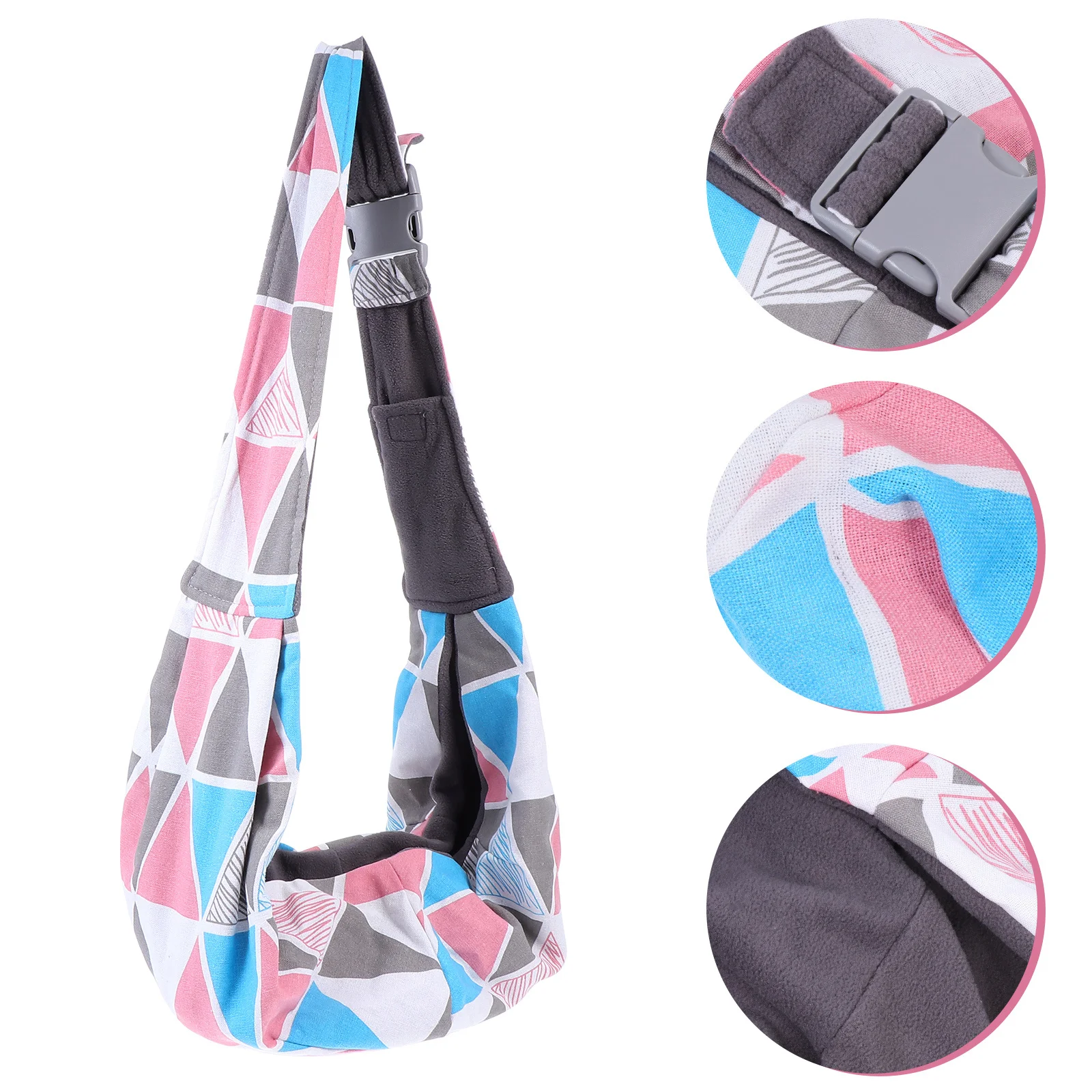 

1pc Colorful Triangle Sling Adjustable Reptile Pet Carrying Pouch Breathable Travel Bag For Bearded Dragon Lizard Gecko