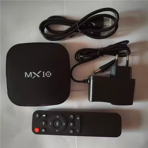 MX10 Smart TV Box Android 7.1 OS Internet TV Streaming Box 1GB 8GB 3D Video Formats Black 4K Allwinner RK3228 Wifi Media Player