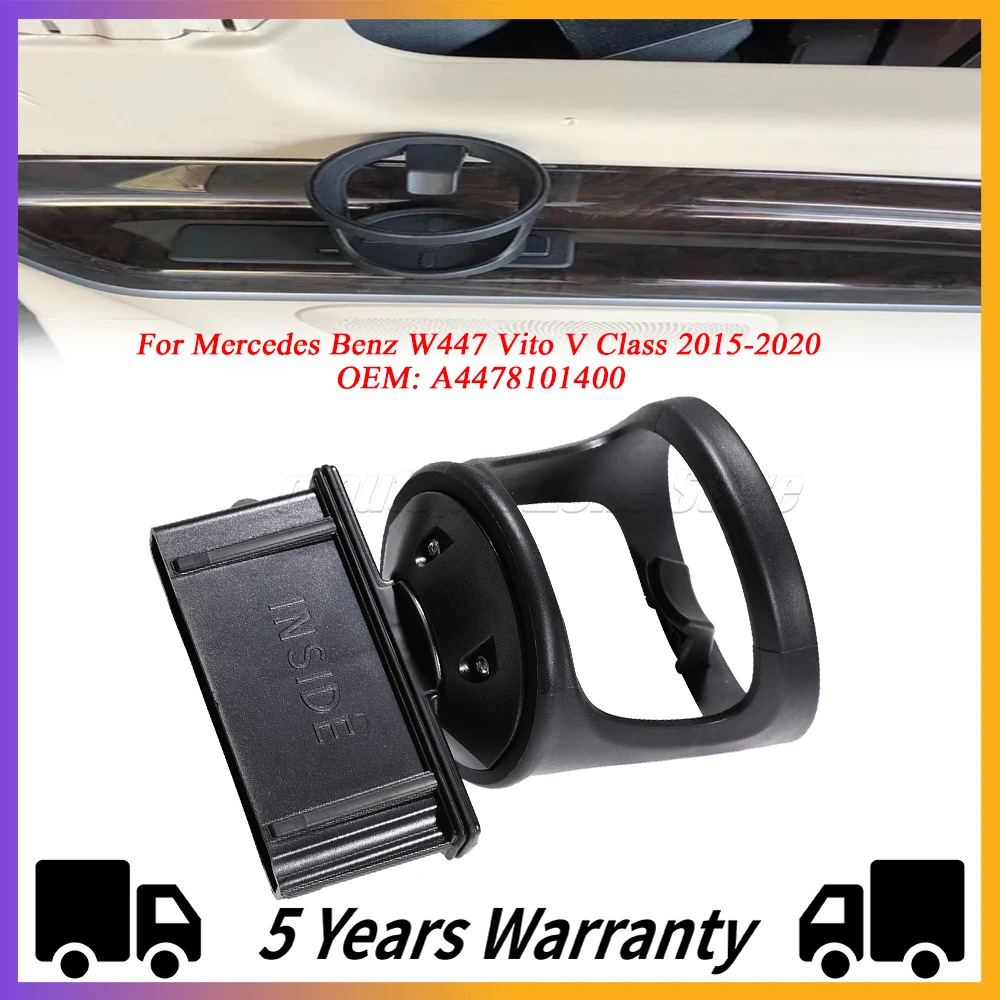 Rear 3Rd Row Cup Holder For Mercedes Benz W447 Vito V Class 2015-2020 Drinks Holders A4478101400