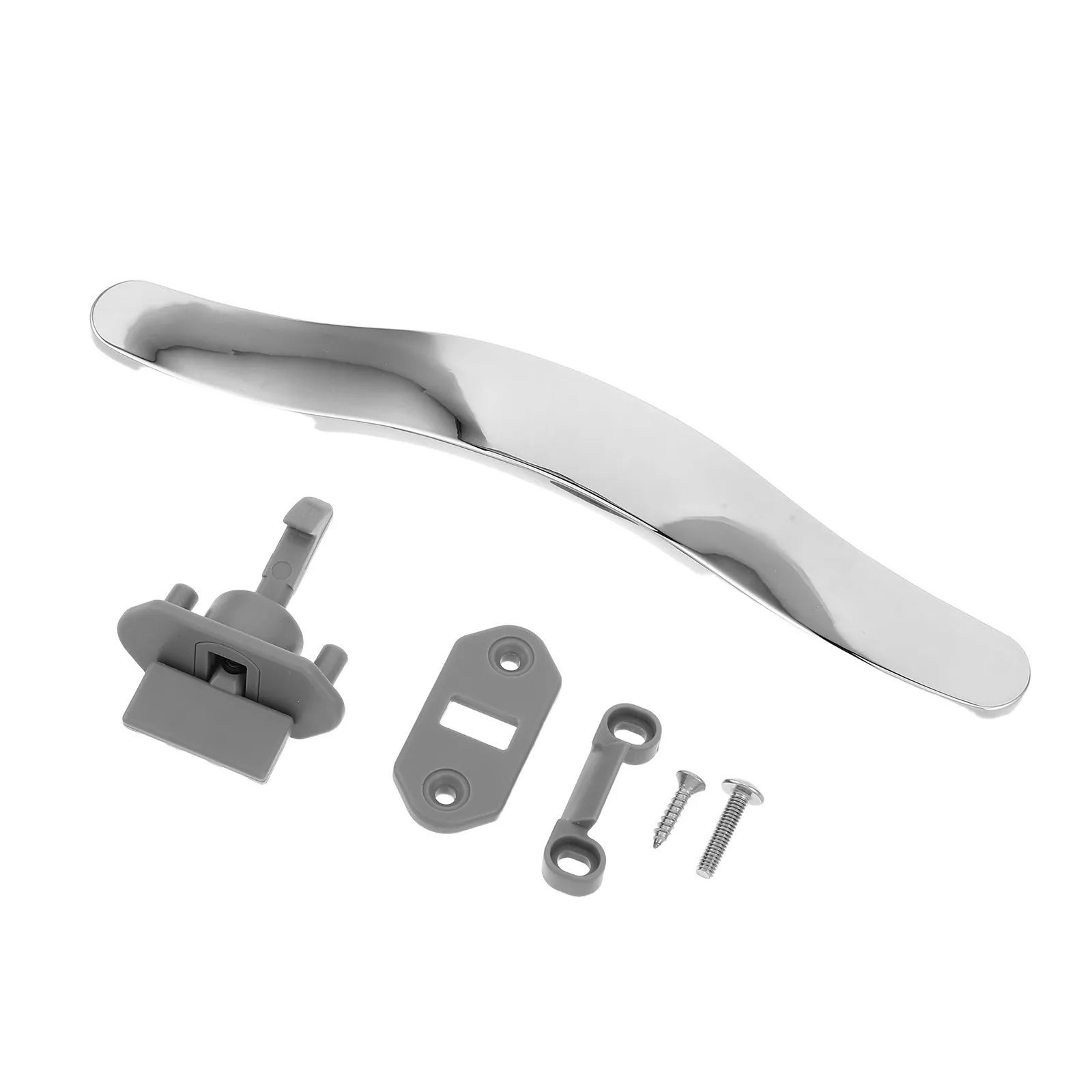 1Set Rv Cabinet Door Handle Latch Set Keyless Secure Paddle Lock for Travel Trailer Camper Caravan Cupboard Drawer Safety Lock