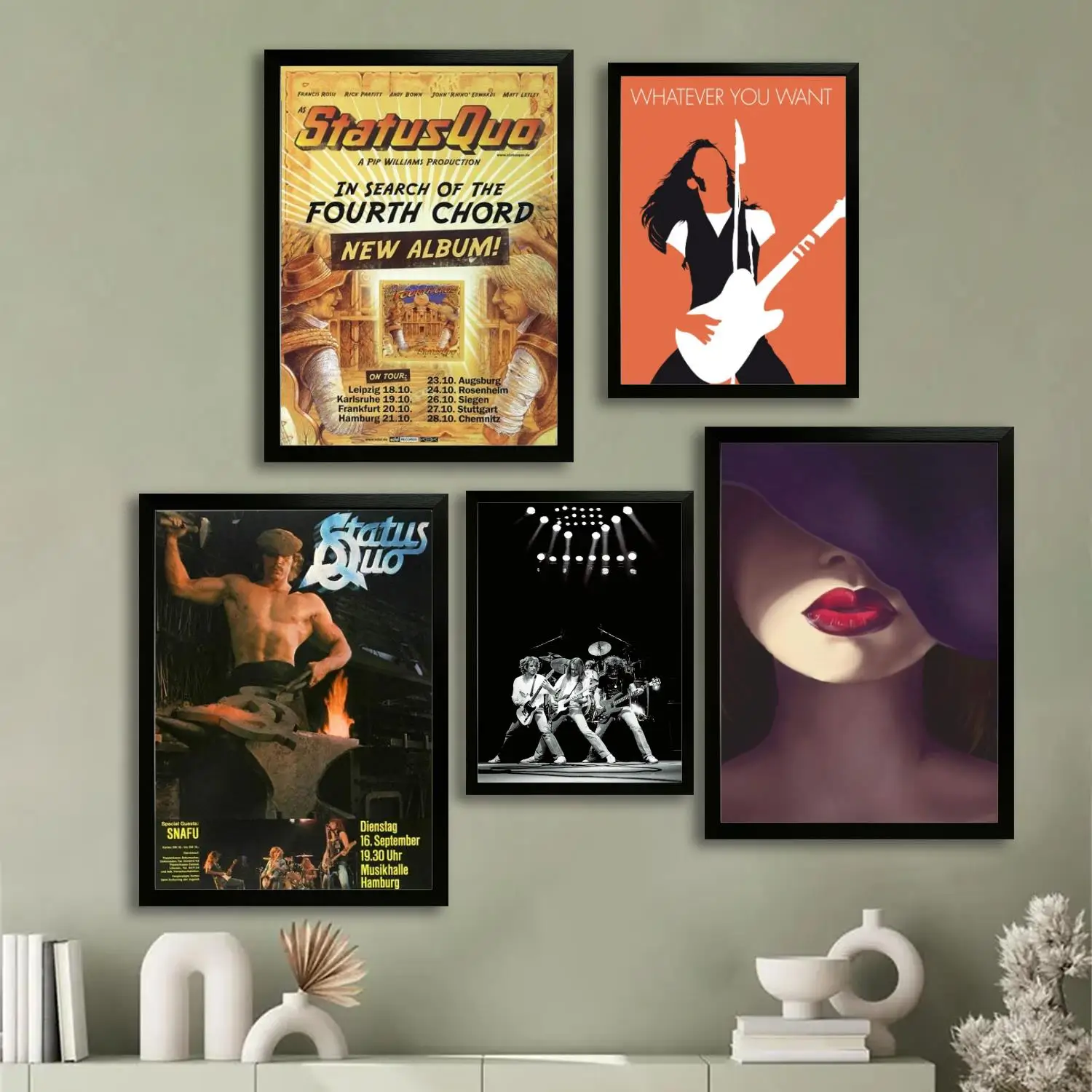 ملصق فني من القماش من Status Quo وفن جداري، طباعة صور، ديكور غرفة نوم عائلية حديثة، ملصقات، لوحة زخرفية #1