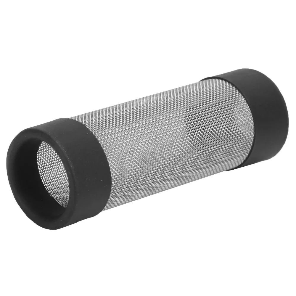Stainless Steel Aquarium Filter Cover Inflow Guard Metal Mesh Fish Intake Strainer Internal Diameter 18mm Mesh Net