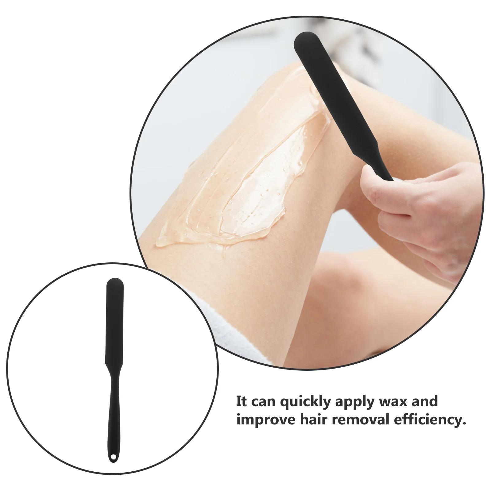 عصا شمع من السيليكون غير لاصقة وقابلة لإعادة الاستخدام لإزالة شعر الجسم وتغطية مساحة كبيرة غير مؤلمة