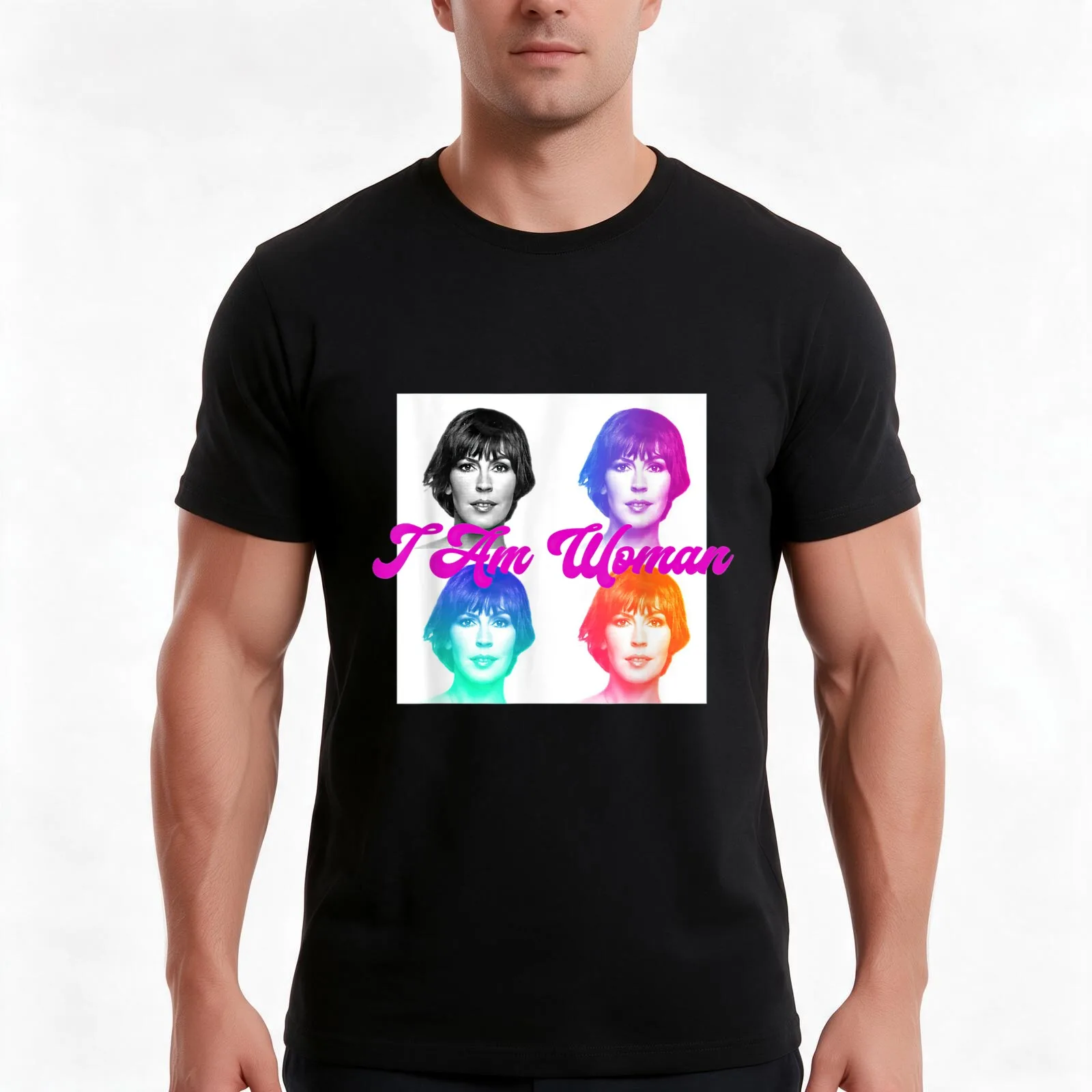 Helen Reddy I Am Woman Hear Me Roar Graphic Design Fan T-Shirt Summer Casual Cotton Tee Oversized Streetwear Tops