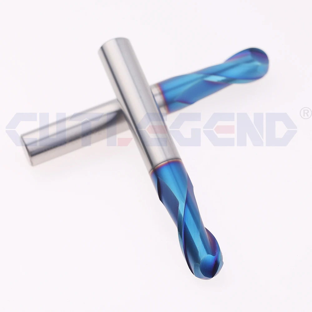 Kugelkopf-Schaftfräser aus Wolframkarbid CNC-Fräser Fräswerkzeug R0.5 R1 R2 R3 R4 R5 6mm 8mm 10mm Schaft HRC55 65 2-Schneidig – Detail 10