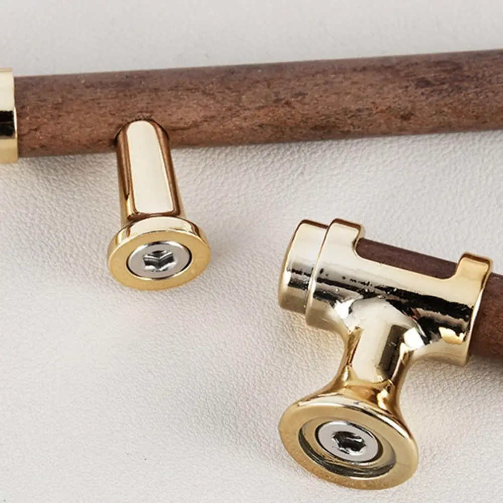 Modern Solid Wooden Door Handles Multifunctional Durable Drawer Knobs Various Sizes Kitchen Cabinet Handles Home Use