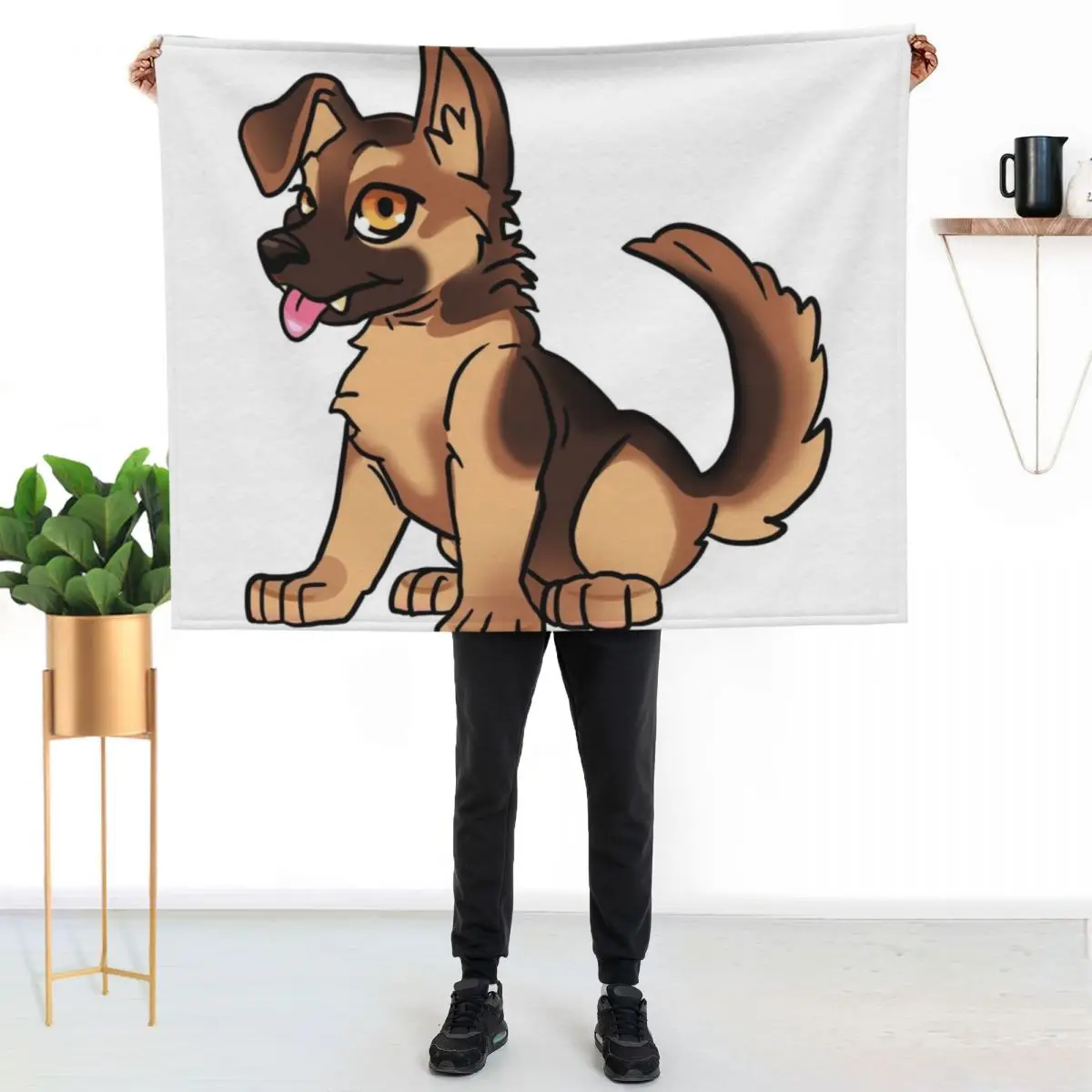 

Matt the Matt Puppy! Throw Blanket Reusable Durable Soft Blanket for All Seasons