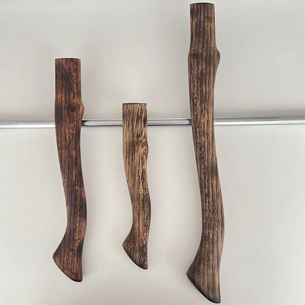Qinggang Wooden Axe Handle 27/37/47/80cm Sturdy and Durable Portable Ax Chopping Wood Handle Hard Hand Tool Accessories