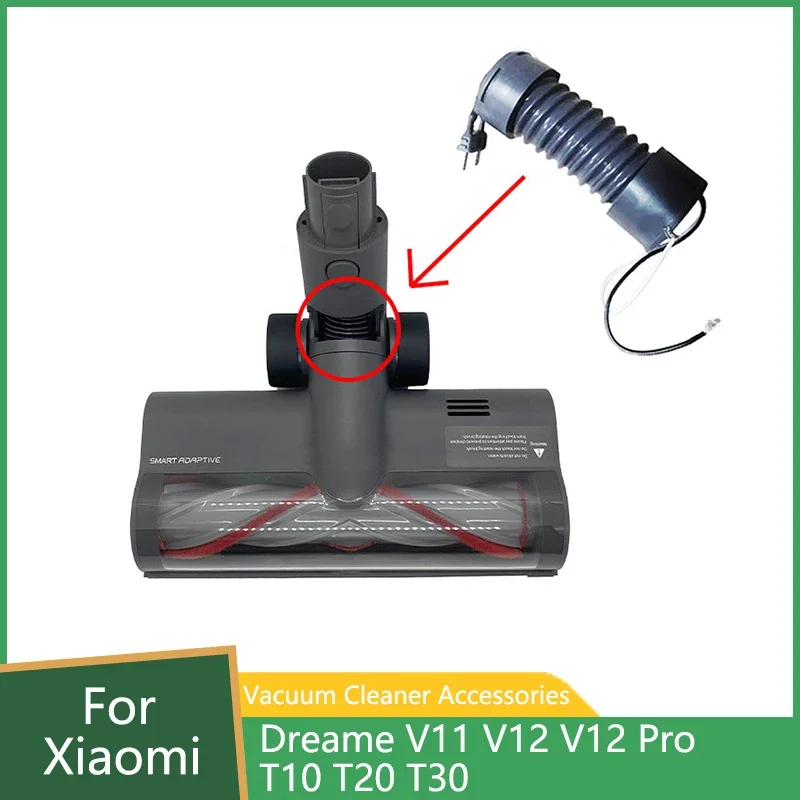 Floor Brush Carpet Brush Repair For Xiaomi Dreame V11 V12 V12pro T10 T20 Replacement Accessories Electrified Hose Wide Spacing