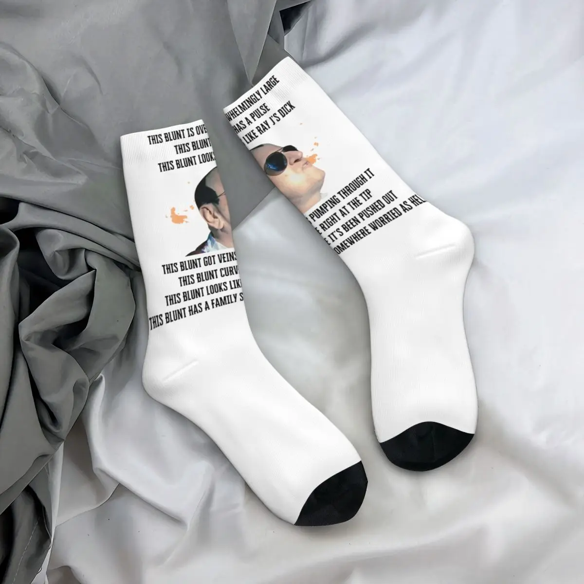 Dracula Flow This Blunt Design Crew Socks accessori per uomo Cozy Crew Socks