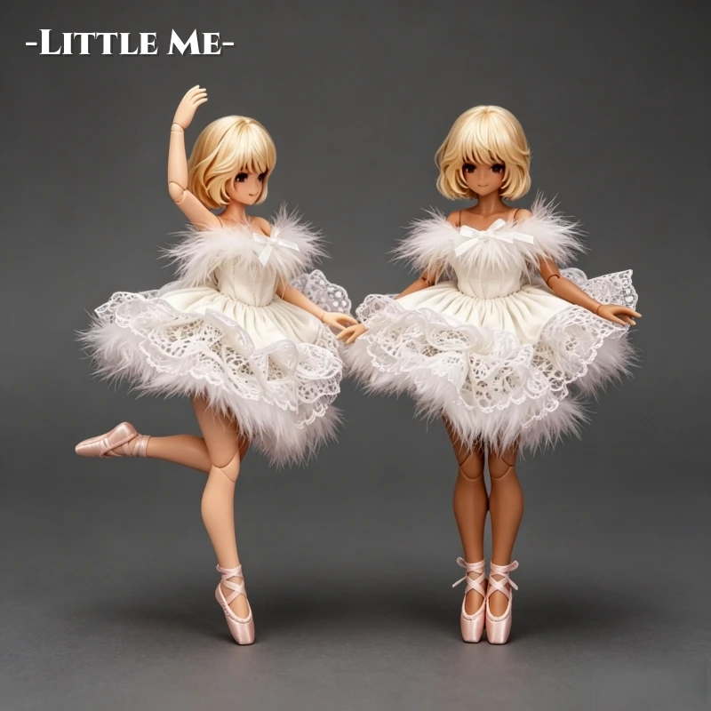 Robe Tutu de ballet rêveuse pour poupée BJD SNAIL SHELL romankey figure figma shf TBL ANT Mecha Girl, vêtements pour poupée, 1/12