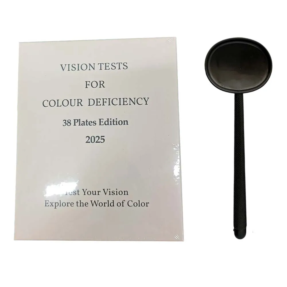 19*14.8*4cm Ishihara Test Book Color Blindness Detection Equipment Color Blindness Test Album-type Book Design