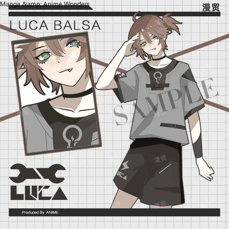 

Identity V Luca Balsa футболка для косплея шорты короткие штаны с коротким рукавом игра аниме летняя одежда модный студенческий подарок на день рождения