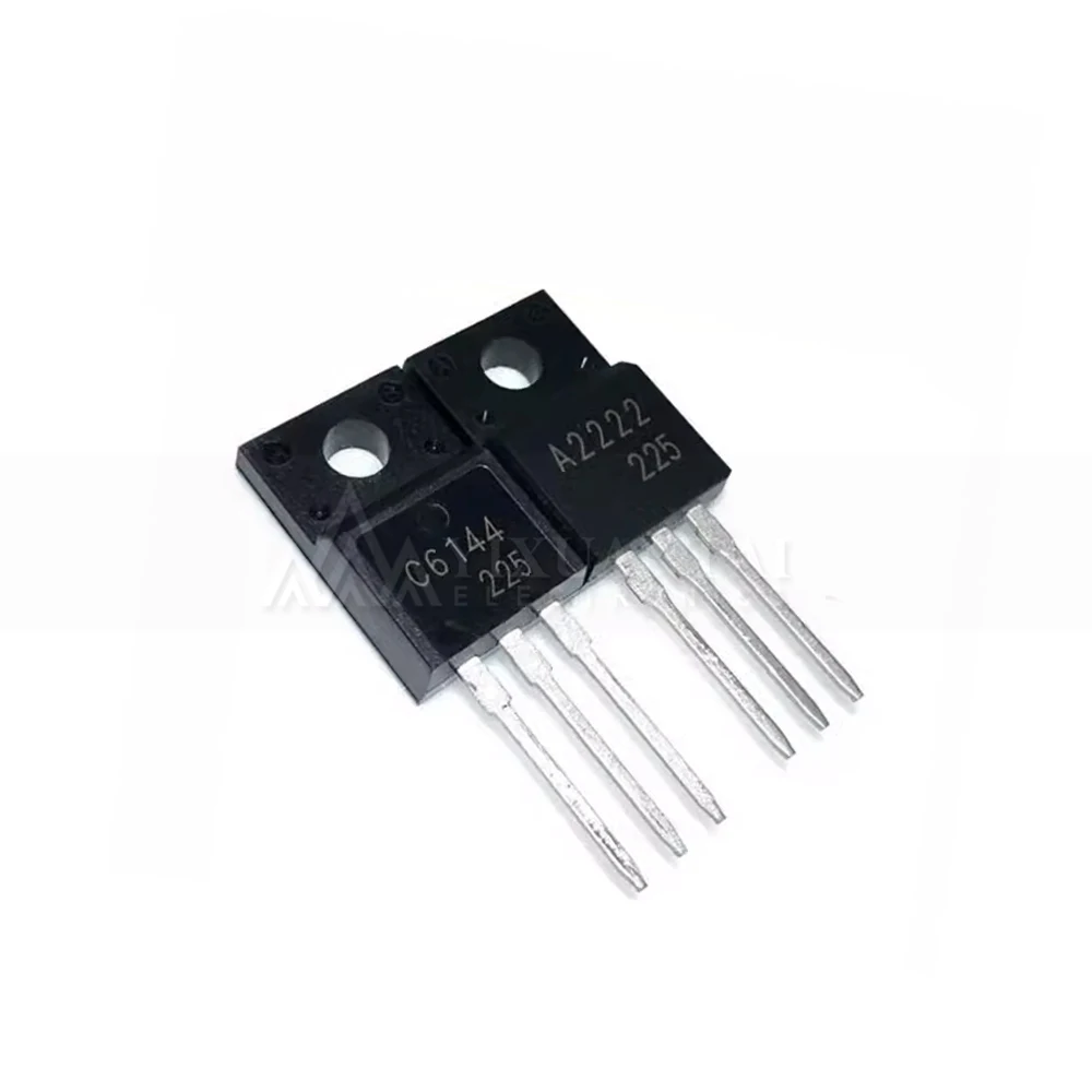 10PCS 2SA2222 2SC6144 TO-220F A2222 C6144 TO-220 NEW ORIGNAL