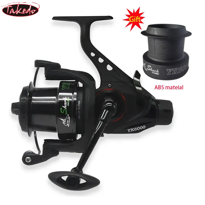 TAKEDO HS01 Metal Wire Cup Carp Fishing Reel Ball Bearings 10+1 Spinning Fishing Reel Gear Ratio 4.9:1 Sea Fishing Spinning Reel