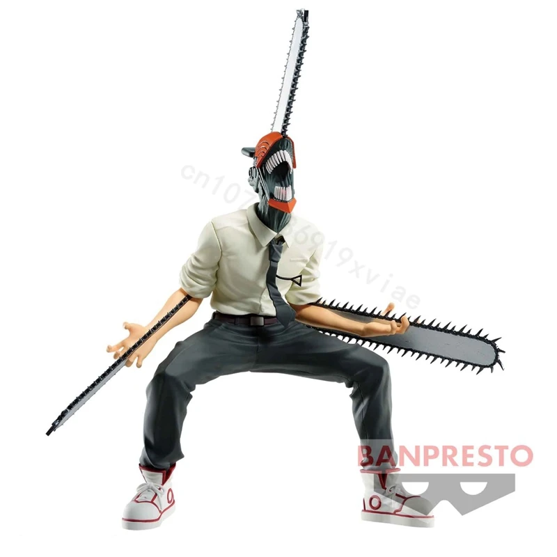 Figura de acción de Anime Power Denji para hombre, motosierra de PVC de 18cm, modelo de colección para adultos, juguetes de muñeca