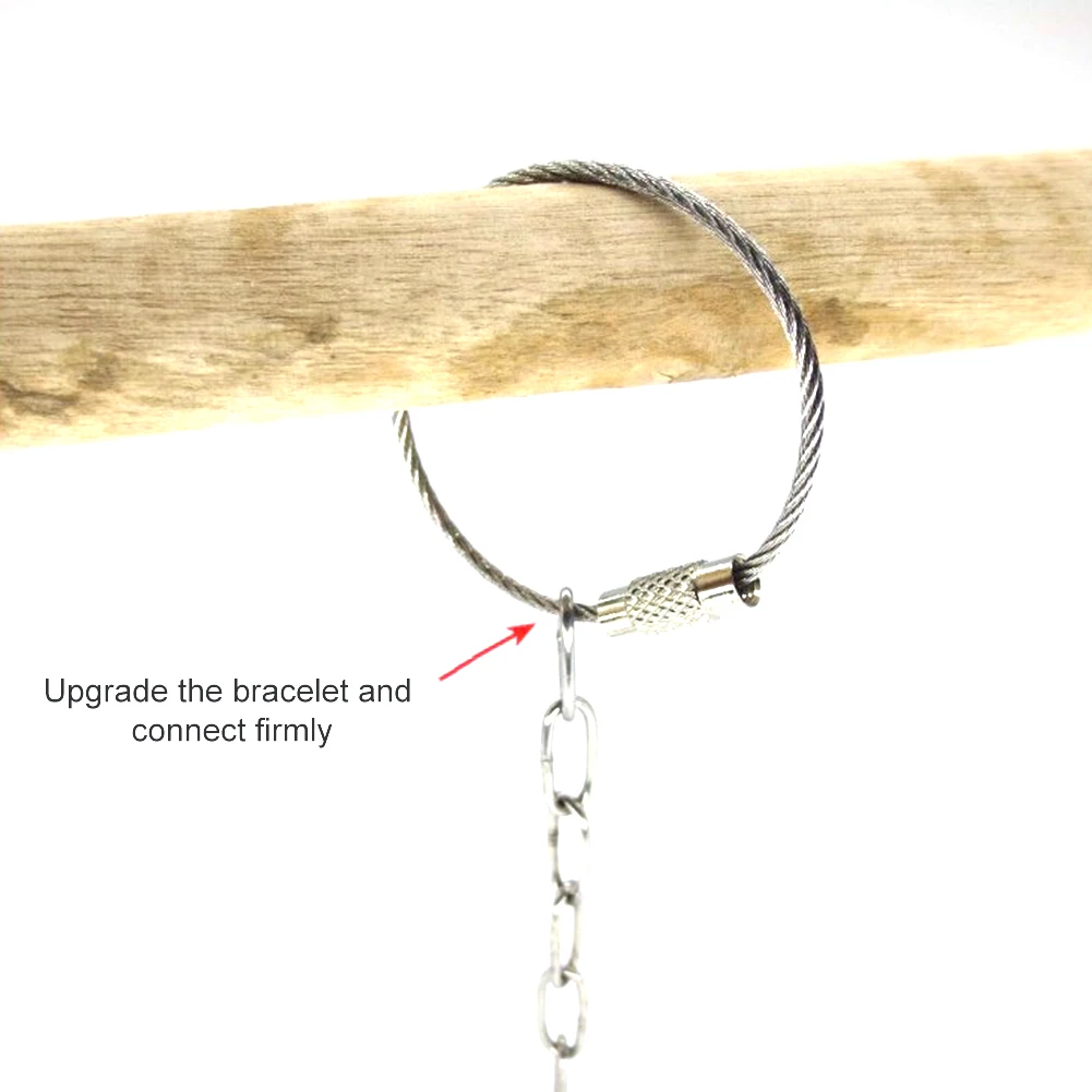 1 Stuks Papegaai Beenring Enkel Voetketting Vogelring Outdoor Vliegende Training Activiteit Opening Stand Accessoires Vogelbenodigdheden