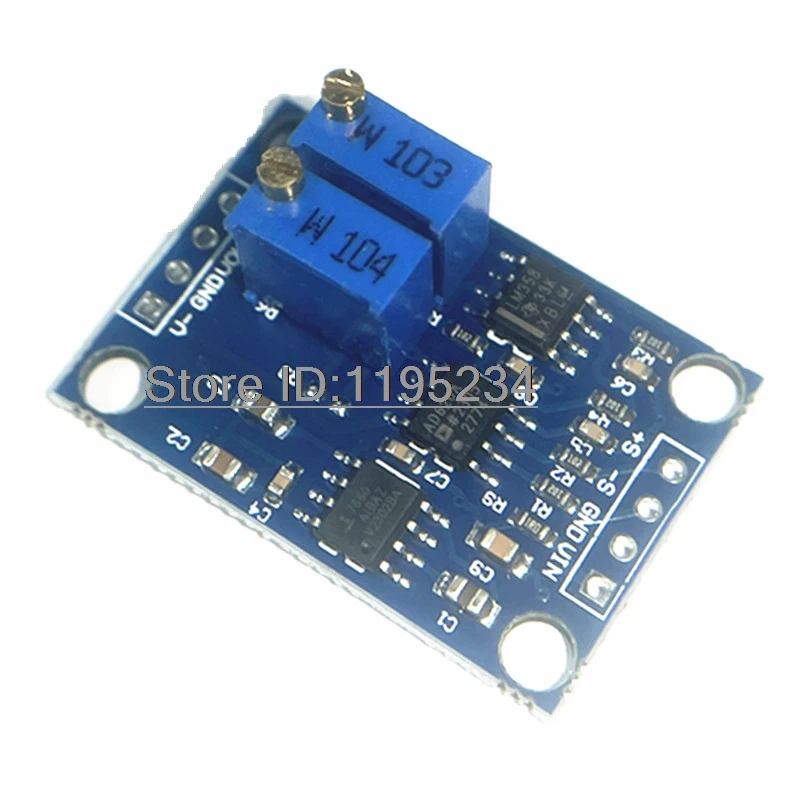 1pcs - 100pcs AD620 Microvolt MV Voltage Amplifier Signal Instrumentation Module Board 3-12VDC New Arrival