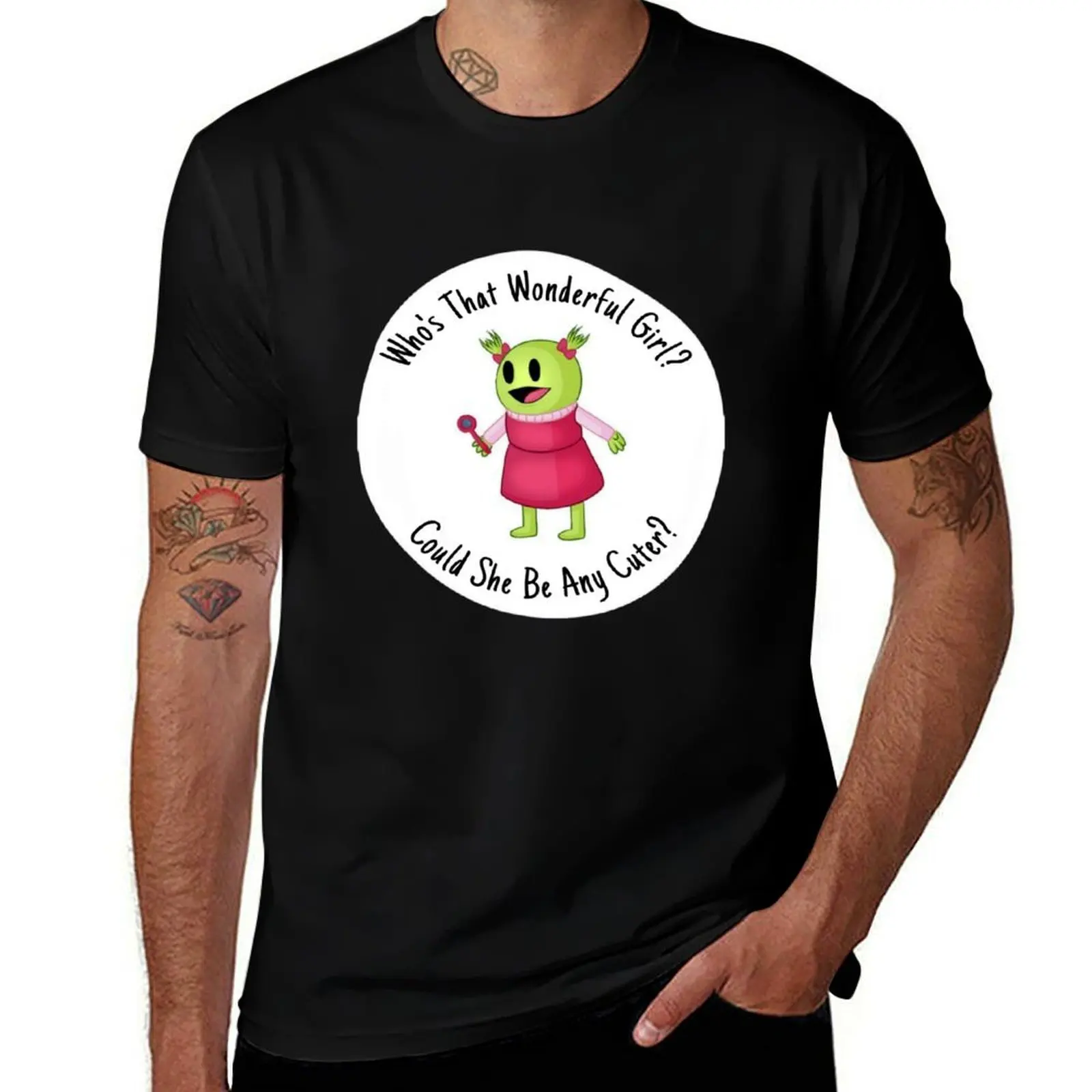 

Princess Nanalan Who is that wonderfull girl T-Shirt Big and Tall Short Sleeve Tee